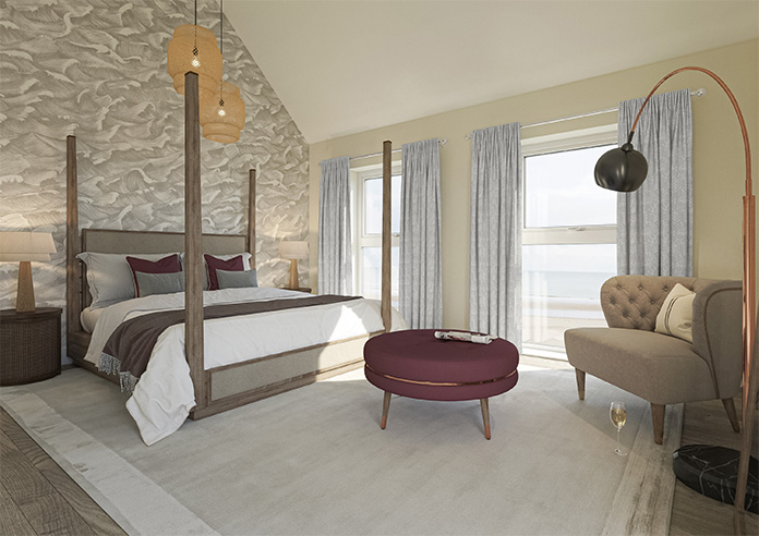 Nerida, Pebble - Made to Measure Curtains - Image 8